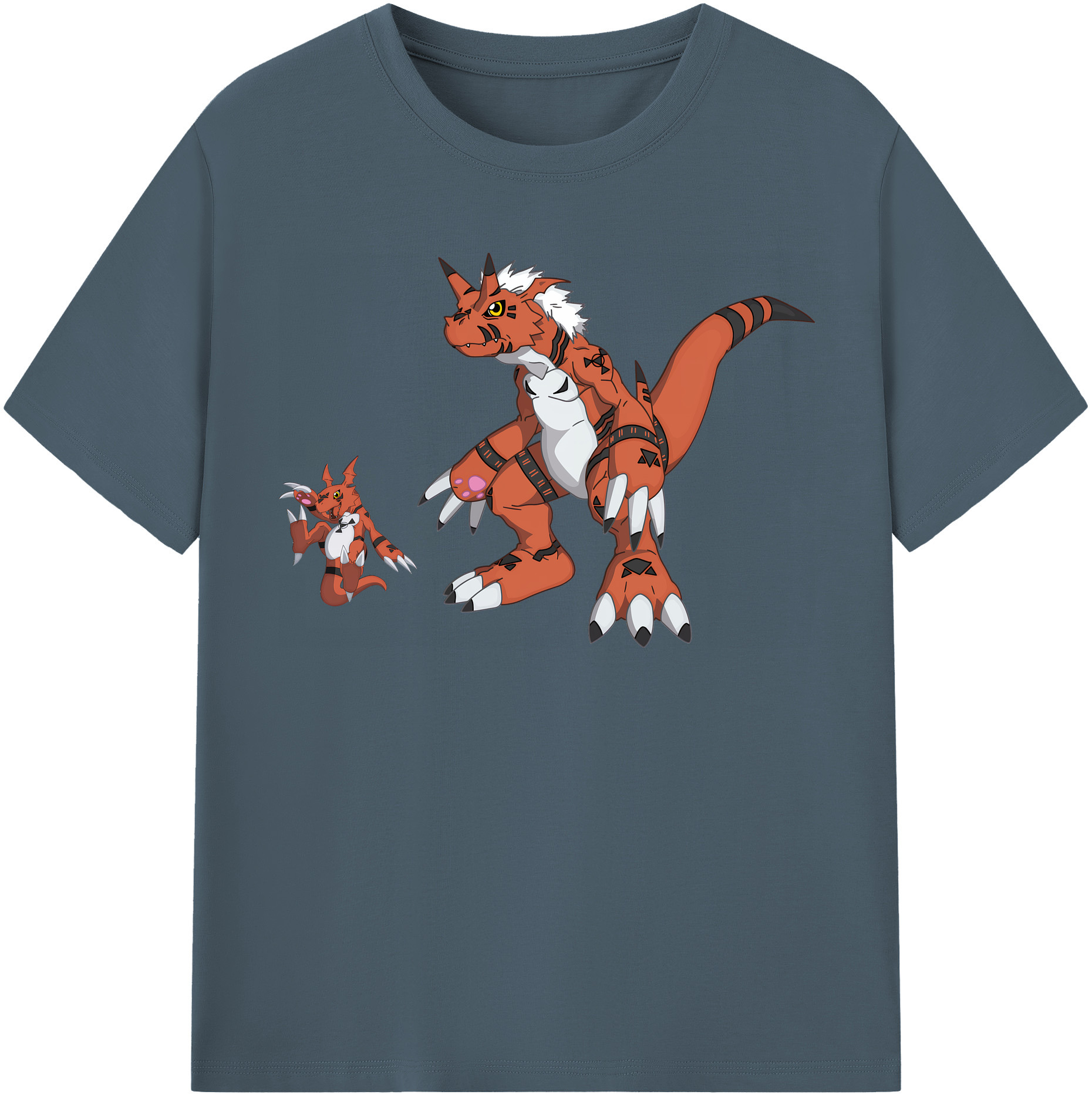 （画像用） Digimon デジタルモンスター/デジモン 綿100％半袖Tシャツ（フロントプリント）